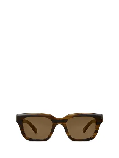 Mr. Leight Sunglasses In Koa-white Gold/semi-flat Kona Brown