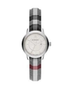 BURBERRY DIAMOND, STAINLESS STEEL & LEATHER STRAP WATCH,0400093843973