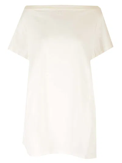 Courrèges Cotton Jersey Mini Dress In White