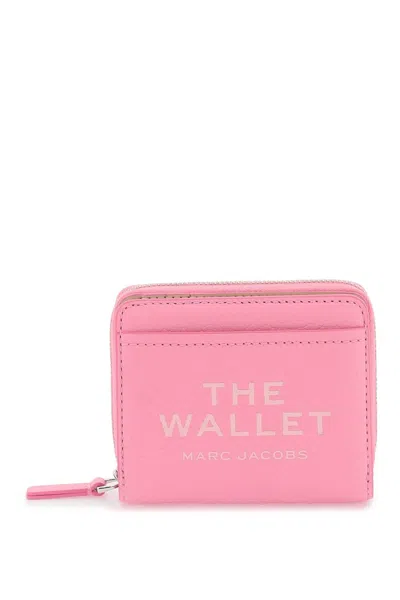 Marc Jacobs The Leather Mini Compact Wallet In Petal Pink (pink)