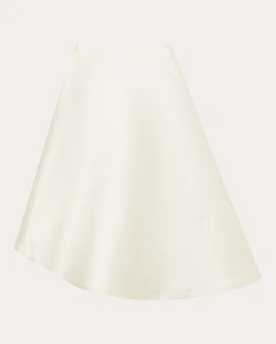 Mark Kenly Domino Tan Women's Nomao Atelier Midi Skirt In White
