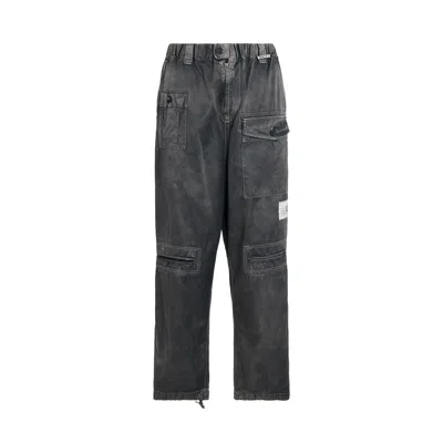 Miharayasuhiro Rc-twill Cargo Trousers In Grey