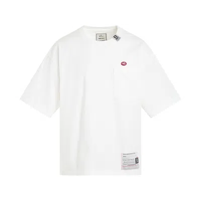 Miharayasuhiro Lo-fi Back Print Pocket T-shirt In White