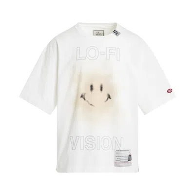 Miharayasuhiro Smiley Face Printed T-shirt In White