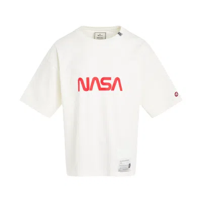 Miharayasuhiro Nasa Printed T-shirt In White