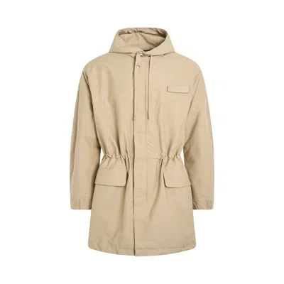 Jacquemus Le Parka Marrone Hooded Coat In Brown