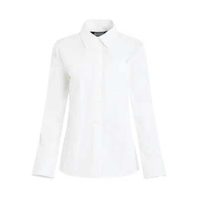Jacquemus La Chemise De Costume Cotton Shirt In White