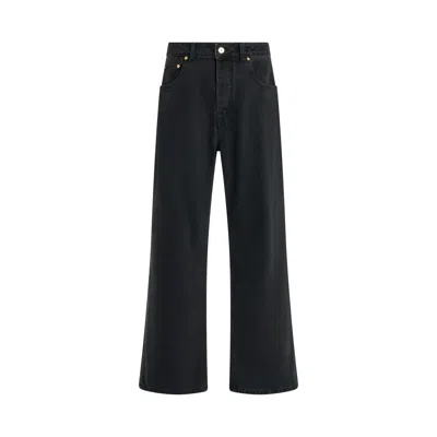 Jacquemus Women Le Denimes Large Jeans In Black