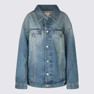 Acne Studios Jackets In Mid Blue