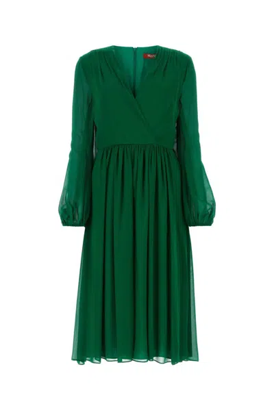 St Elegante Dress In Green