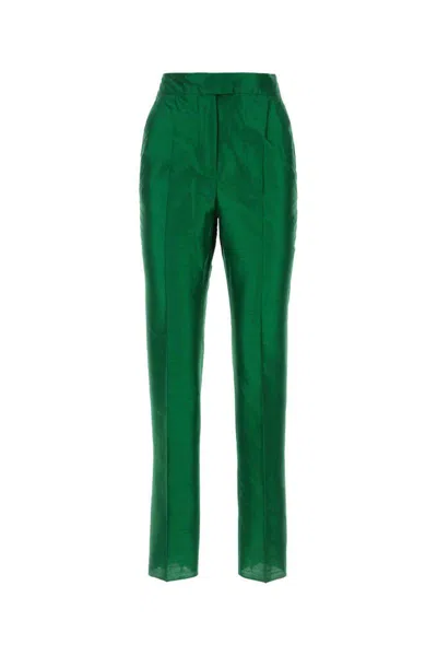 St Elegante Trousers In Green