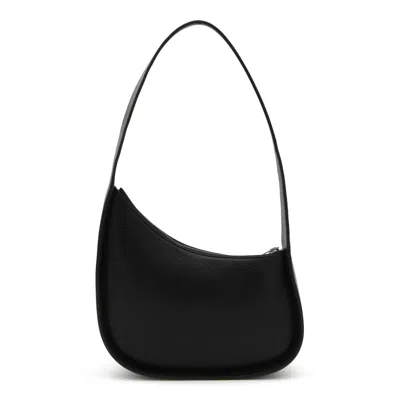 The Row Half Moon Zipped Shoulder Bag In Black