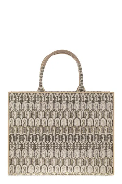 Furla Opportunity L Shopping Bag In Gold