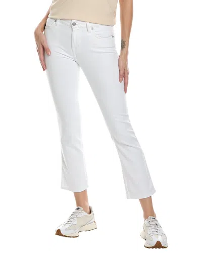 7 For All Mankind Kimmie Crop Clean White Bootcut Jean