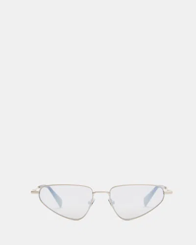 Allsaints Trinity Cat Eye Sunglasses In Metallic