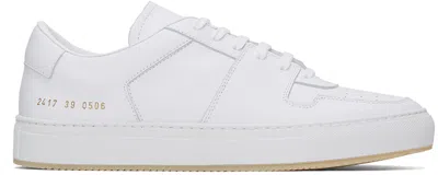 Common Projects White Decades Trainers In 0506 White