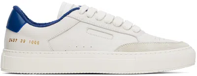 Common Projects Trainers Bianco In 1006 Blue