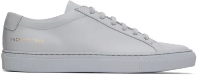Common Projects Grey Original Achilles Low Trainers In 7543 Grey