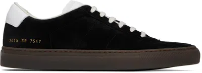 Common Projects Black Tennis 70 Trainers In 7547 Black