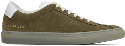 Common Projects Tennis 70 Suede Sneakers In Brown