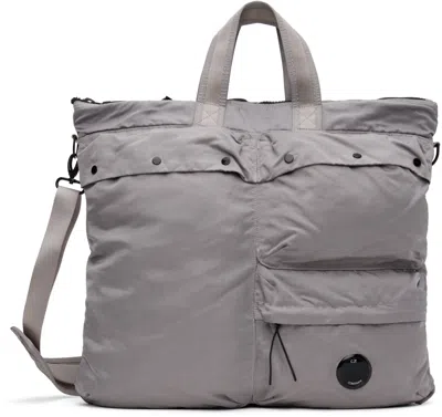 C.p. Company Nylon B Tote Bag In Drizzle 913