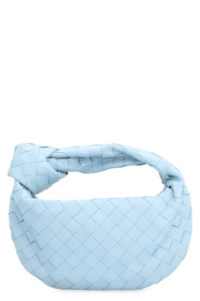 Bottega Veneta Mini Jodie Leather Bag In Blue