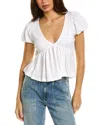 Free People Charlotte Top In White