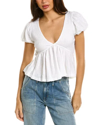 Free People Charlotte Top In White