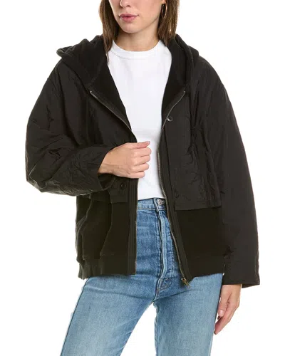 Vintage Havana Two-fer Jacket In Black