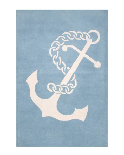 Nuloom Hand Tufted Set Sail Wool Rug In Blue