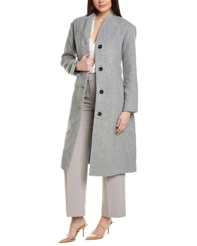 Avec Les Filles Overlap Wool-blend Coat