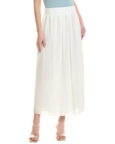 Peserico Pleated Skirt In White