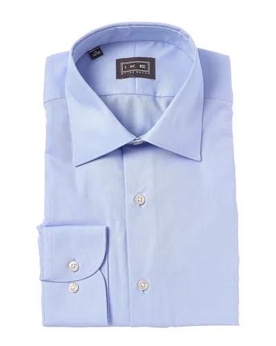 Ike Behar Contemporary Fit Dress Shirt In Blue