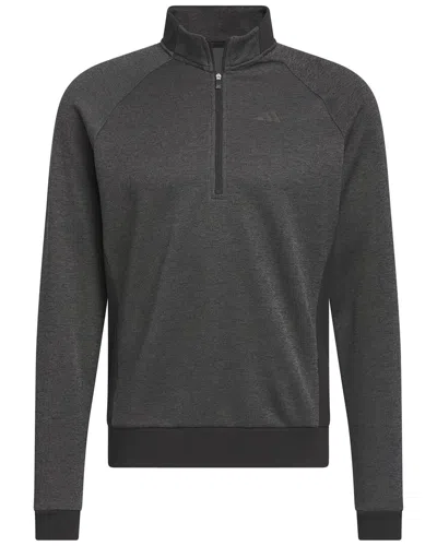 Adidas Golf Dwr 1/4-zip Pullover In Black