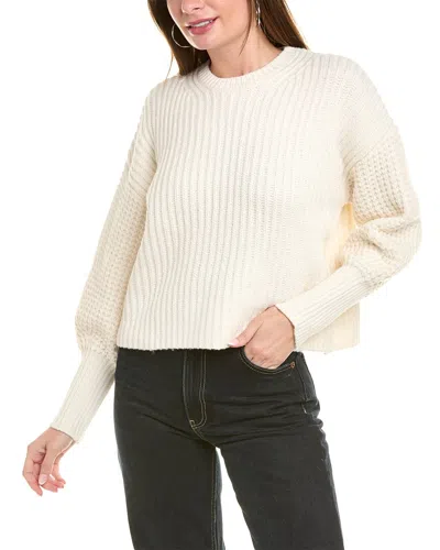 Splendid Sarah Wool-blend Sweater In White