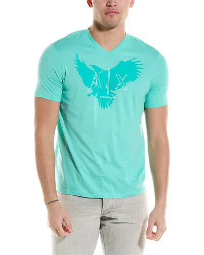Armani Exchange Graphic Regular Fit T-shirt In Green