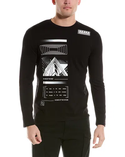Armani Exchange Graphic T-shirt In Black