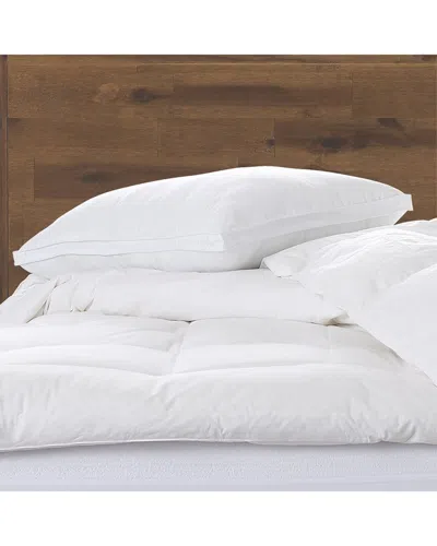 Ella Jayne Down Supply Memory Fiber Pillow Luxurious Mesh Gusseted Shell All Sleeper Pillow In White