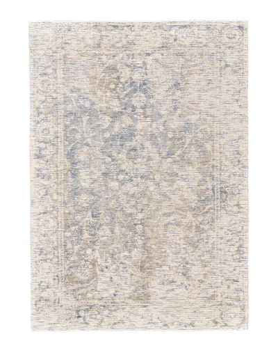 Verlaine Michener Distressed Ornamental Wool Rug