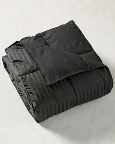Superior All-season Reversible Down Alternative Blanket In Black
