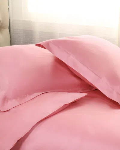 Superior 650 Thread Count Solid Duvet Cover Set In Blush