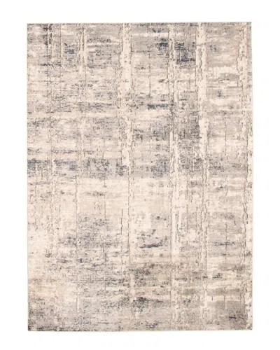 Ecarpet Oregon Abstract Modern Distressed Rug In Ivory