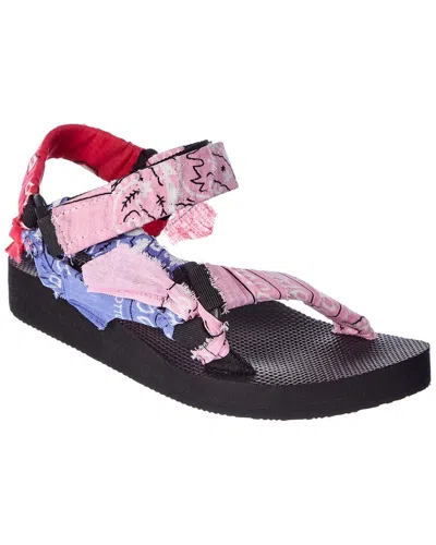 Arizona Love Trekky Bandana Sandal In Pink