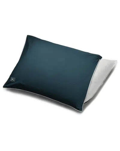 Pillow Guy 100% Cotton Percale Cool And Crisp Pillow Protector In Blue