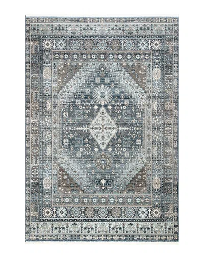 Nuloom Vintage Melani Medallion Fringe Rug In Multi