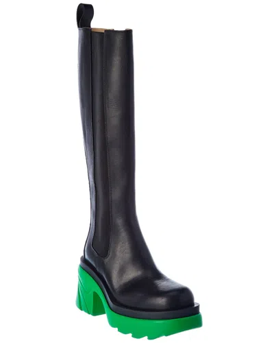 Bottega Veneta Flash Leather Boot In Black