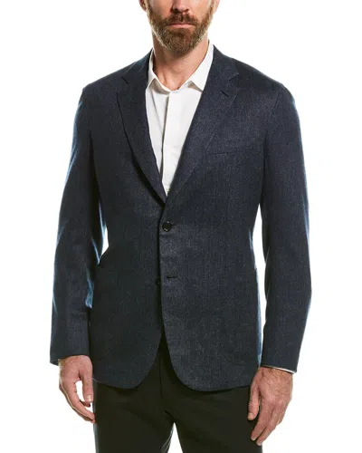 Brioni Cashmere Blazer In Black