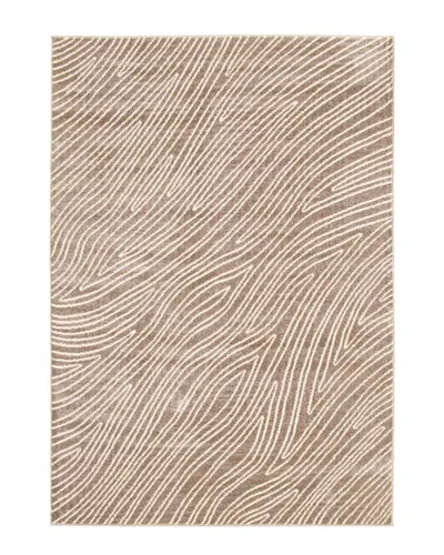 Ecarpet Vector Modern Abstract Rug In Taupe