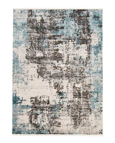 Ecarpet Sparrow Modern Abstract Rug In Blue