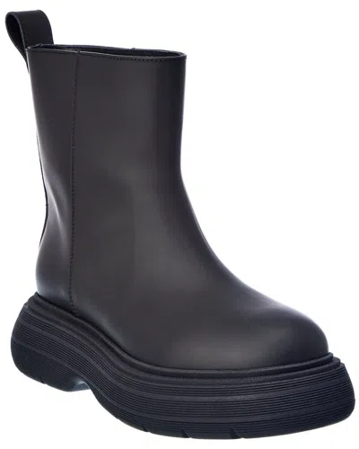 Gia Borghini Marte Leather Boots In Black